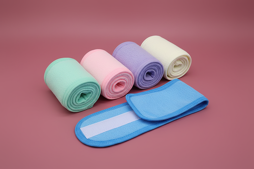 Bandeaux démaquillants avec scratch